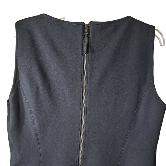 SPANX Women's The Perfect Fit & Flare Black Ponte Sleeveless Dress Size L - Picture 6 of 16